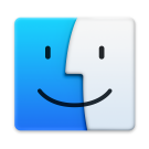 Display the file extensions in Finder